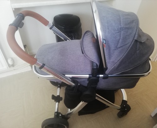 Grey panorama pram - grey,