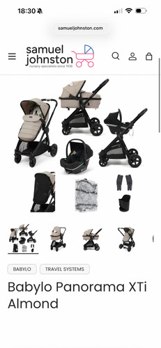 Panorama xti pram - panorama, almond